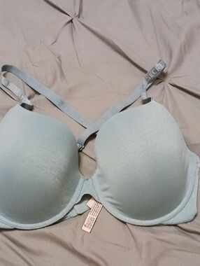 5 For $25! Victoria's Secret T- Shirt Lightly Lined  Bra Underwire  Blue Sz 36DD